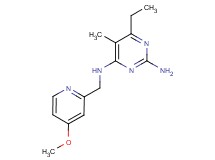 6-ethyl-N~4~-[(4-methoxypyridin-2-yl)methyl]-5-methylpyrimidine-2,4-diamine