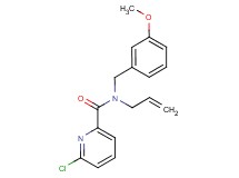 N-allyl-6-chloro-N-(3-methoxybenzyl)pyridine-2-carboxamide