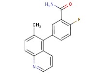 2-fluoro-5-(6-methylquinolin-5-yl)benzamide