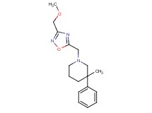 1-{[3-(methoxymethyl)-1,2,4-oxadiazol-5-yl]methyl}-3-methyl-3-phenylpiperidine