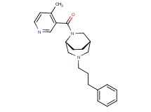 (1S*,5R*)-6-[(4-methylpyridin-3-yl)carbonyl]-3-(3-phenylpropyl)-3,6-diazabicyclo[3.2.2]nonane