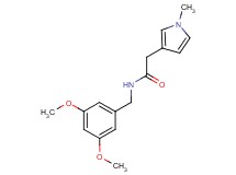 N-(3,5-dimethoxybenzyl)-2-(1-methyl-1H-pyrrol-3-yl)acetamide