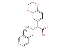 2,3-dihydro-1,4-benzodioxin-6-yl{methyl[(3-methylpyridin-4-yl)methyl]amino}acetic acid