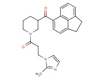 1,2-dihydro-5-acenaphthylenyl{1-[3-(2-methyl-1H-imidazol-1-yl)propanoyl]-3-piperidinyl}methanone