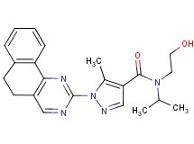 1-(5,6-dihydrobenzo[h]quinazolin-2-yl)-N-(2-hydroxyethyl)-N-isopropyl-5-methyl-1H-pyrazole-4-carboxamide