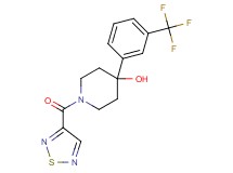 1-(1,2,5-thiadiazol-3-ylcarbonyl)-4-[3-(trifluoromethyl)phenyl]-4-piperidinol