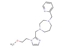 1-{[1-(2-methoxyethyl)-1H-imidazol-2-yl]methyl}-4-(pyridin-2-ylmethyl)-1,4-diazepane