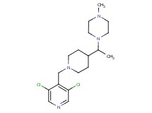 1-(1-{1-[(3,5-dichloro-4-pyridinyl)methyl]-4-piperidinyl}ethyl)-4-methylpiperazine