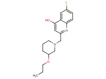 6-fluoro-2-[(3-propoxypiperidin-1-yl)methyl]quinolin-4-ol