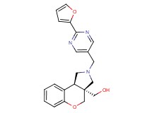 [(3aS*,9bS*)-2-{[2-(2-furyl)pyrimidin-5-yl]methyl}-1,2,3,9b-tetrahydrochromeno[3,4-c]pyrrol-3a(4H)-yl]methanol