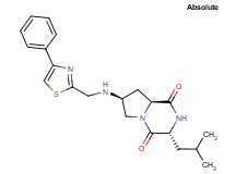 (3R,7S,8aS)-3-isobutyl-7-{[(4-phenyl-1,3-thiazol-2-yl)methyl]amino}hexahydropyrrolo[1,2-a]pyrazine-1,4-dione