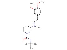 N-(tert-butyl)-3-[[2-(3,4-dimethoxyphenyl)ethyl](methyl)amino]-1-piperidinecarboxamide
