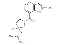 3-[(dimethylamino)methyl]-1-[(2-methyl-1-benzofuran-7-yl)carbonyl]pyrrolidin-3-ol
