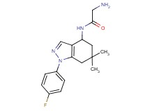 N~1~-[1-(4-fluorophenyl)-6,6-dimethyl-4,5,6,7-tetrahydro-1H-indazol-4-yl]glycinamide hydrochloride