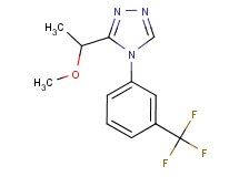 3-(1-methoxyethyl)-4-[3-(trifluoromethyl)phenyl]-4H-1,2,4-triazole