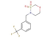 4-[3-(trifluoromethyl)benzyl]-1,3,4-oxathiazinane 3,3-dioxide
