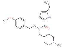 5-ethyl-N-[2-(4-methoxyphenyl)ethyl]-N-[(1-methylpiperidin-4-yl)methyl]-1H-pyrrole-2-carboxamide