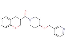 3-({[1-(3,4-dihydro-2H-chromen-3-ylcarbonyl)piperidin-4-yl]oxy}methyl)pyridine