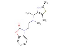 3-{2-[[1-(2,5-dimethyl-1,3-thiazol-4-yl)ethyl](methyl)amino]ethyl}-1,3-benzoxazol-2(3H)-one