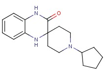 1-cyclopentyl-1',4'-dihydro-3'H-spiro[piperidine-4,2'-quinoxalin]-3'-one