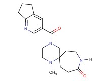 4-(6,7-dihydro-5H-cyclopenta[b]pyridin-3-ylcarbonyl)-1-methyl-1,4,9-triazaspiro[5.6]dodecan-10-one