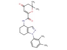 N-[1-(2,3-dimethylphenyl)-4,5,6,7-tetrahydro-1H-indazol-4-yl]-2,2-dimethyl-4-oxo-3,4-dihydro-2H-pyran-6-carboxamide