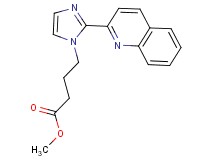 methyl 4-(2-quinolin-2-yl-1H-imidazol-1-yl)butanoate