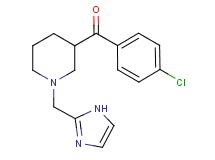 (4-chlorophenyl)[1-(1H-imidazol-2-ylmethyl)-3-piperidinyl]methanone
