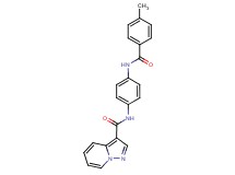 N-{4-[(4-methylbenzoyl)amino]phenyl}pyrazolo[1,5-a]pyridine-3-carboxamide