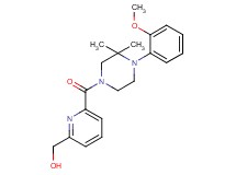 (6-{[4-(2-methoxyphenyl)-3,3-dimethyl-1-piperazinyl]carbonyl}-2-pyridinyl)methanol