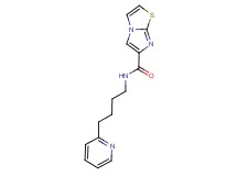 N-[4-(2-pyridinyl)butyl]imidazo[2,1-b][1,3]thiazole-6-carboxamide