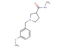 N-methyl-1-[3-(methylthio)benzyl]pyrrolidine-3-carboxamide