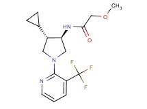 N-{rel-(3R,4S)-4-cyclopropyl-1-[3-(trifluoromethyl)-2-pyridinyl]-3-pyrrolidinyl}-2-methoxyacetamide hydrochloride