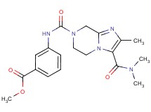 methyl 3-({[3-[(dimethylamino)carbonyl]-2-methyl-5,6-dihydroimidazo[1,2-a]pyrazin-7(8H)-yl]carbonyl}amino)benzoate