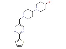 1'-{[2-(2-thienyl)-5-pyrimidinyl]methyl}-1,4'-bipiperidin-4-ol