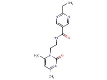 N-[2-(4,6-dimethyl-2-oxo-1(2H)-pyrimidinyl)ethyl]-2-ethyl-5-pyrimidinecarboxamide