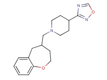 4-(1,2,4-oxadiazol-3-yl)-1-(2,3,4,5-tetrahydro-1-benzoxepin-4-ylmethyl)piperidine
