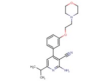2-amino-6-isopropyl-4-[3-(2-morpholin-4-ylethoxy)phenyl]nicotinonitrile