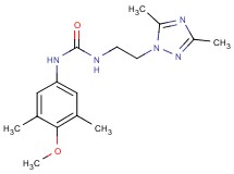 N-[2-(3,5-dimethyl-1H-1,2,4-triazol-1-yl)ethyl]-N'-(4-methoxy-3,5-dimethylphenyl)urea