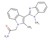 2-[2-methyl-3-(1-methyl-1H-benzimidazol-2-yl)-1H-indol-1-yl]acetamide