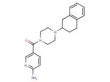 5-{[4-(1,2,3,4-tetrahydro-2-naphthalenyl)-1-piperazinyl]carbonyl}-2-pyridinamine