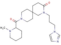 2-[3-(1H-imidazol-1-yl)propyl]-9-[(1-methylpiperidin-2-yl)carbonyl]-2,9-diazaspiro[5.5]undecan-3-one