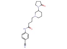 N-(4-cyanophenyl)-4-[3-(2-oxopyrrolidin-1-yl)piperidin-1-yl]butanamide