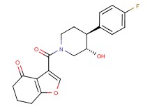 3-{[(3S*,4S*)-4-(4-fluorophenyl)-3-hydroxypiperidin-1-yl]carbonyl}-6,7-dihydro-1-benzofuran-4(5H)-one