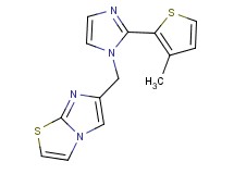 6-{[2-(3-methyl-2-thienyl)-1H-imidazol-1-yl]methyl}imidazo[2,1-b][1,3]thiazole