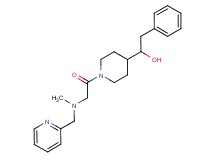 1-{1-[N-methyl-N-(2-pyridinylmethyl)glycyl]-4-piperidinyl}-2-phenylethanol