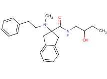 N-(2-hydroxybutyl)-2-[methyl(2-phenylethyl)amino]-2-indanecarboxamide