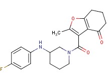 3-({3-[(4-fluorophenyl)amino]-1-piperidinyl}carbonyl)-2-methyl-6,7-dihydro-1-benzofuran-4(5H)-one