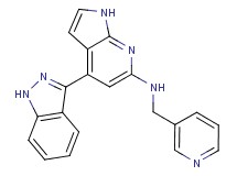 4-(1H-indazol-3-yl)-N-(pyridin-3-ylmethyl)-1H-pyrrolo[2,3-b]pyridin-6-amine