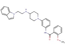 N-[3-(4-{[2-(1H-indol-1-yl)ethyl]amino}-1-piperidinyl)phenyl]-2-methoxybenzamide